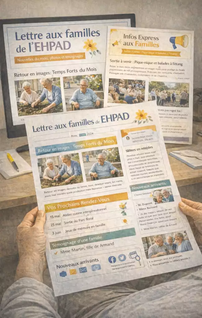 Modèles de newsletters pour les familles
